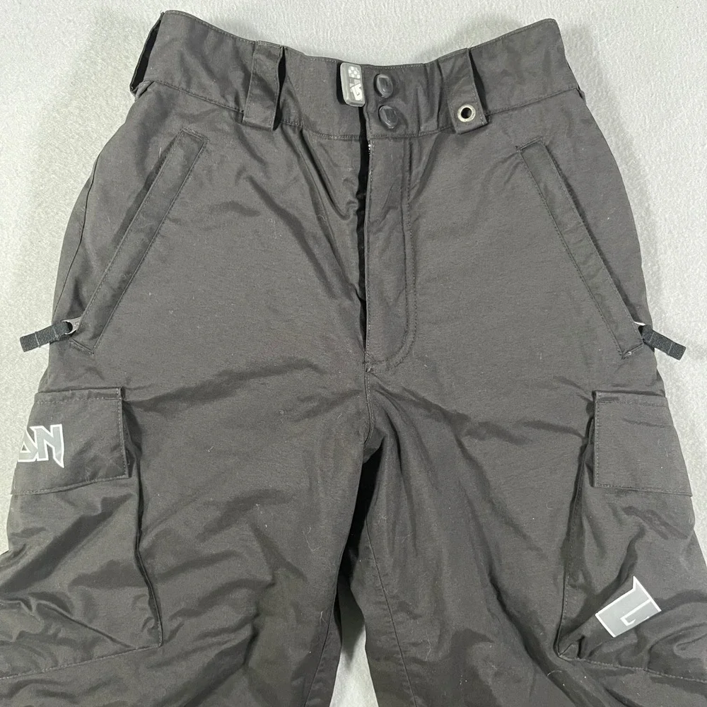 Burton Boys Cargo youth Snowboard Ski Pants Black Size S‎ Waterproof Insulated